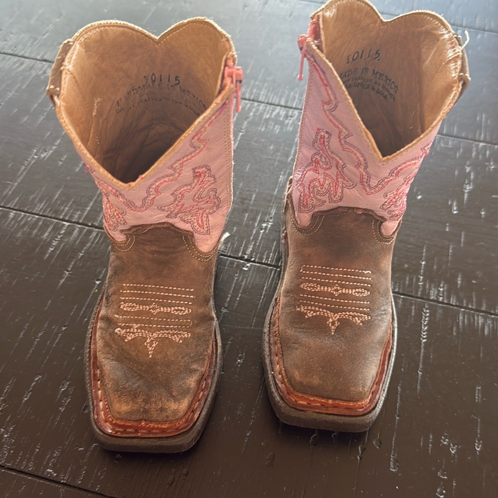 Roper Toddler Boots Size 5 Side Zipper